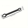 1pc Universal Double Ended Wrench, Self-Tightening 3-17mm Screw Nuts Repair Wrench, Double-Headed Ratchet Spanner, Adjustable