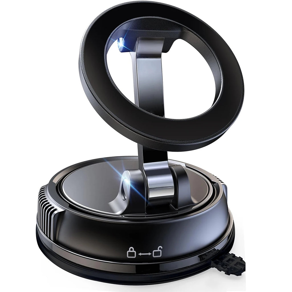 Vacuum Magnetic Universal Holder Magsafe Suction Cup Phone Holder 360 ° Adjustable Magnetic Phone Holder Foldable Pocket Size