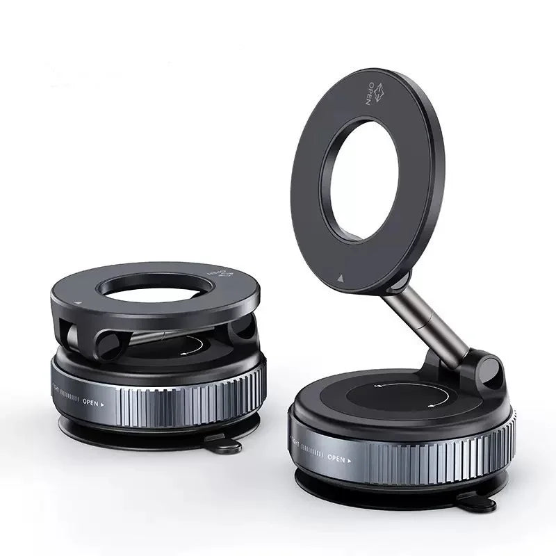 Vacuum Magnetic Universal Holder Magsafe Suction Cup Phone Holder 360 ° Adjustable Magnetic Phone Holder Foldable Pocket Size