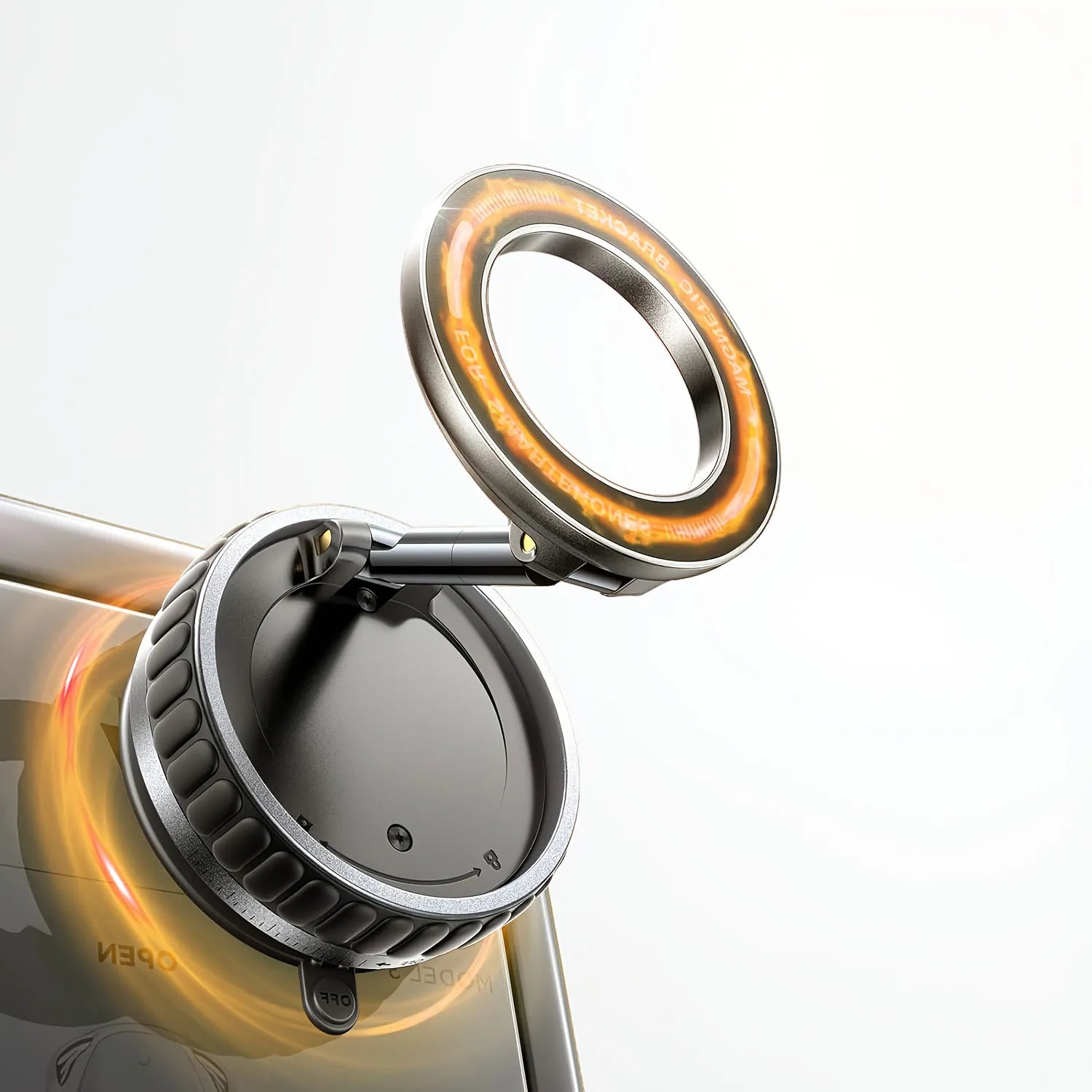 2026 New Car Phone Holder for Magsafe [78+LBS Strongest Suction & 2400gf Strongest Magnetic] 360° Adjustable Car Phone Mount